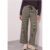 Street One Wide Leg Hose mit Gallonstreifen und Dessin female Beige