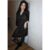 Street One Studio Street One Velourskleid im Tunika-Look female Schwarz