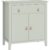 HOMCOM Sideboard, Aufbewahrungsmöbel mit Schublade, Doppeltür, verstellbares Fach, PU-Griffe, moderner Stil, Sideboard für Esszimmer und Küche, 80 x 40 x 90 cm, hellgrün   Aosom