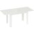 HOMCOM Ausziehbarer Esstisch, rechteckiger Küchentisch, für 6–8 Personen, platzsparend, modernes Design, 140-180 x 80 cm, Weiß   Aosom