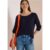 Cecil / Pullover mit Rundhals und Struktur – urban dark blue / Blau / 60% Baumwolle/40% Viskose / XS XL M S XXL L