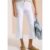 Cecil / 7/8 Wide Leg Jeans mit Patch Pockets – White / Weiß / 78% Baumwolle/21% Elastomultieste/1% Elasthan / 27 28 30 33 34 36 31 29 32