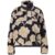 MERU Damen Fleecepullover Amiens Cropped Floral schwarz   44 W