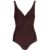 LASCANA Damen Badeanzug  dunkelrot   42E W