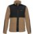 STIHL Jacke SHERPA BROWN Gr. XL – unisex Sherpa-Fleece, warm, Zipper-Taschen, verstellbarer Saum, STIHL LEGENDARY PERFORMANCE, braun/orange