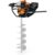 STIHL BT 131 Erdbohrgerät 4‑MIX‑Motor, 300 mm Bohrer, Einmann‑Bedienung, QuickStop‑Bohrerbremse