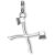 STIHL Charm Anhänger AXE, 18 mm, rhodiniertes 925er-Silber, Geschenkkarton