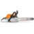 STIHL MS 261 C‑M VW – Benzin-Motorsäge, 35 cm Schiene, RS Pro, 3,0 kW, M‑Tronic