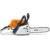 STIHL MS 231 C-BE Benzin-Motorsäge 30 cm Schiene PM3, 2-MIX, ErgoStart, Kettenschnellspannung