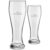 STIHL Weizenbierglas 2er Set, 500 ml, klassische Form, spülmaschinengeeignet, graviertes Säge-Icon, Logo im Boden