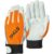 STIHL Schutzhandschuhe DYNAMIC SensoLight, Gr. XL, Schafleder, orange, Klettverschluss, Reflexstreifen