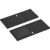 Grillplatte ENDERS „1/3 Uniq 3“, schwarz, B:20,5cm H:1,2cm L:44,5cm, Gusseisen, Grillroste