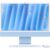 APPLE iMac „iMac M4 24“, blau, Mac OS, 24 ″, 16 GB RAM 512 GB SSD, Desktop-PCs, iMac