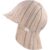 Maximo Musselin-Schirmmütze mit Nackenschutz Ringel beige 47