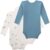 Sanetta 3er-Pack Bodys langarm Bären natur   blau 98