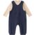 Bornino Cuddly Friends 2-tlg. Set Latzhose mit Shirt Hund blau 74