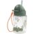 Done By Deer Trinkflasche mit Strohhalm gruen