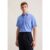 seidensticker Regular Business Hemd Uni Blau 50