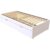 ABC MEUBLES Ausziehbett 90×190 Malo aus Massivholz – Weiß