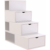 ABC MEUBLES Treppenregal 100 cm – Weiß