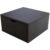 ABC MEUBLES Aufbewahrungswürfel Holz 50×50 cm + Schublade – Schwarz
