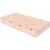 ABC MEUBLES Bett mit Schubladen 90×200 Würfel – Roh (ohne Lack)
