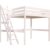 ABC MEUBLES Hochbett 160×200 Sylvia mit Müllertreppe – Weiß