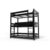 ABC MEUBLES Etagenbett 3 Plätze 80X200 holz ABC – Schwarz