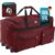 monzana® XXL Reisetasche mit Trolleyfunktion 160L rot
