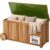 Casaria® Gartenbox Akazienholz 350L mit Innenplane 119x50x61cm wetterfest