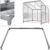 Deuba® Stahlfundament verzinkt 190x122x12cm – für Anlehngewächshaus