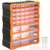 monzana® Sortimentskasten 47,5x38x16cm 39 Fächer