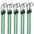 monzana® Spanngummi 10er-Set Grün Expander 61cm
