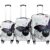 Deuba® Hartschalenkoffer-Set Butterfly 3-tlg Polycarbonat