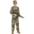 KARNEVAL-MEGASTORE Gefährlicher Soldat Kinderkostüm Militär grün-braun