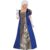 FIESTAS GUIRCA, S.L. Barock-Kostüm für Damen Karneval-Kostüm blau-gold – female