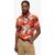 69.99 Superdry Herren Orange, Weiß und Blau Kurzärmeliges Hawaiihemd Bedruckt, Größe: M – Größe: M