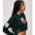 79.99 Superdry Damen Kurzer College-pullover mit Rundhalsausschnitt Grün – Größe: 44