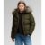 179.99 Superdry Damen Everest Classic Pufferjacke Khaki – Größe: 42