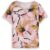 54 T-shirt slub jersey wide crew female