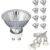 LIIYIELA 6er-pack Gu10 35w Halogenlampen, Dimmbar, Warmweiß, Hohe Helligkeit