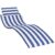 Maison Exclusive – Sonnenliegen-auflage Blau&weiß Gestreift Oxfor
