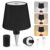 OEM (schwarz) Wiederaufladbare Led-flaschenlampe, 3 Einstellbare Farbtemperaturmodi, Touch-bedienung, Schutzart Ip54, Kabellose Usb-tischleuchte, Für Restaurant, Schlafzimmer, Garten, Bar