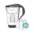 PearlCo GmbH Glas-Wasserfilter inkl. 6 Filterkartuschen anthrazit