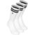 Quiet Please College Tennissocken 3er Pack – Weiß 39-42