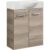 FACKELMANN SBC LUXOR Gäste WC Waschtisch Set 55 cm breit, Braun hell,…