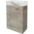 FACKELMANN SBC STANFORD Gäste WC Waschtisch Set 45 cm breit, Braun hell,…