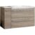 FACKELMANN LUXOR Waschbecken mit Unterschrank 100 cm breit, Braun hell,…