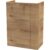 FACKELMANN SBC MILANO Waschbeckenunterschrank Gäste WC 45 cm breit, Braun…