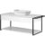 FACKELMANN NEW YORK Waschbecken mit Unterschrank 108 cm breit, Weiß,…